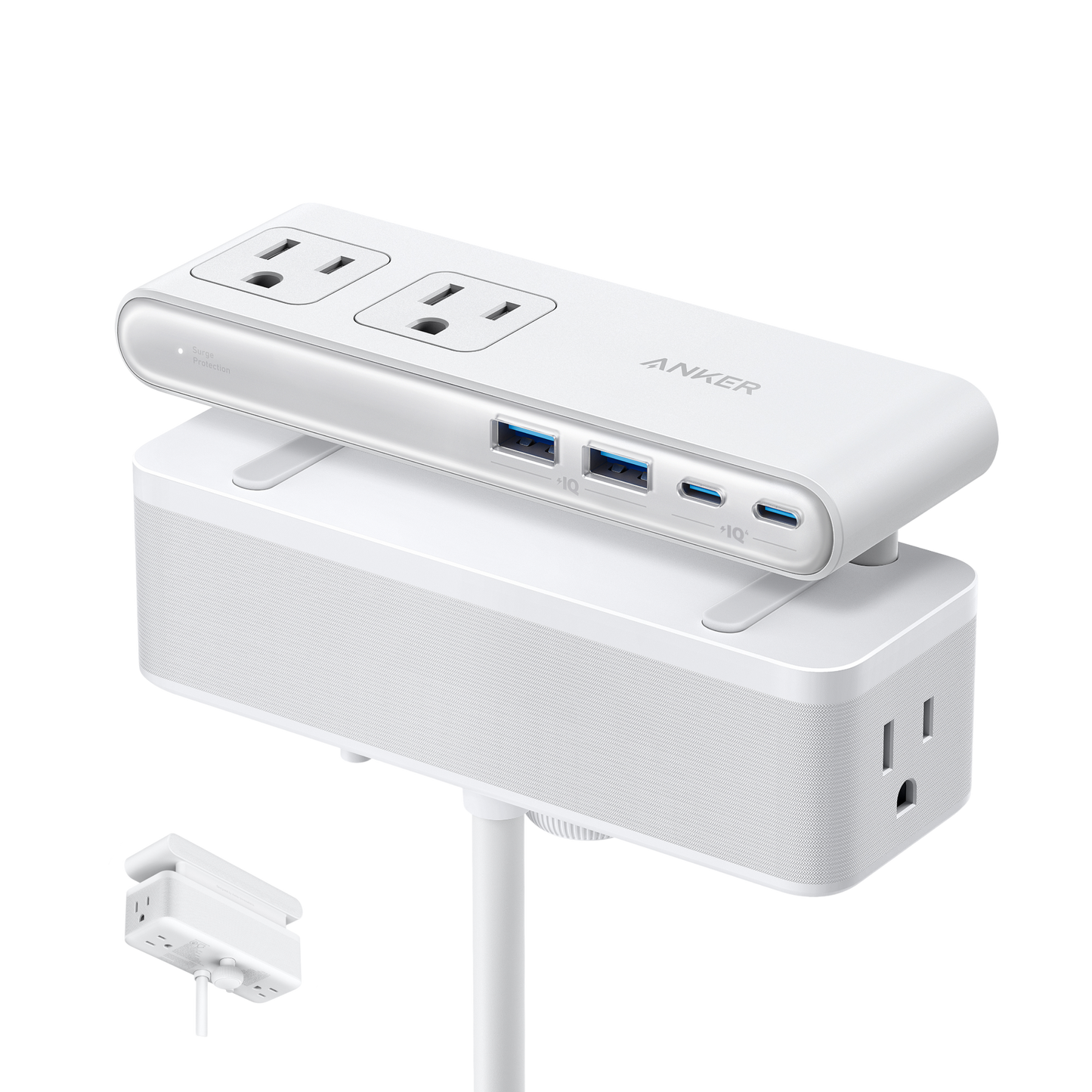 Anker Nano Power Strip (10-en-1, 70W, Clamp)