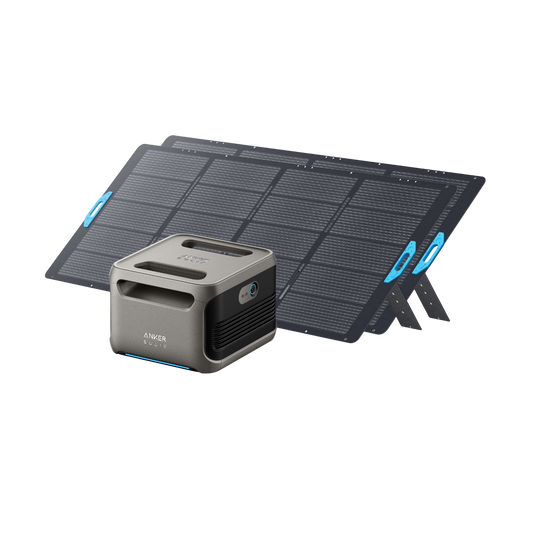 Anker SOLIX BP3800 Expansion Battery + 2x 400W Portable Solar Panel