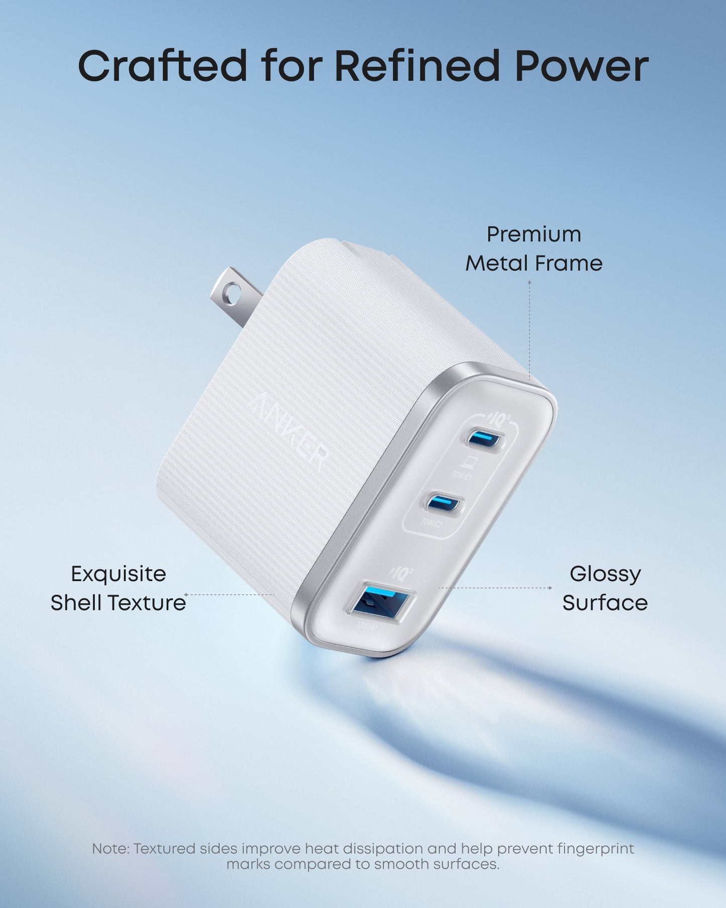 Anker Nano Charger (70W, 3 Ports)