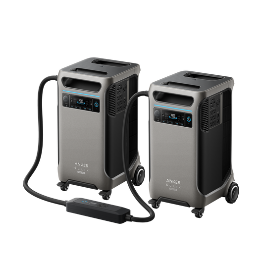 2× Anker SOLIX F3800 Plus + Double Power Hub