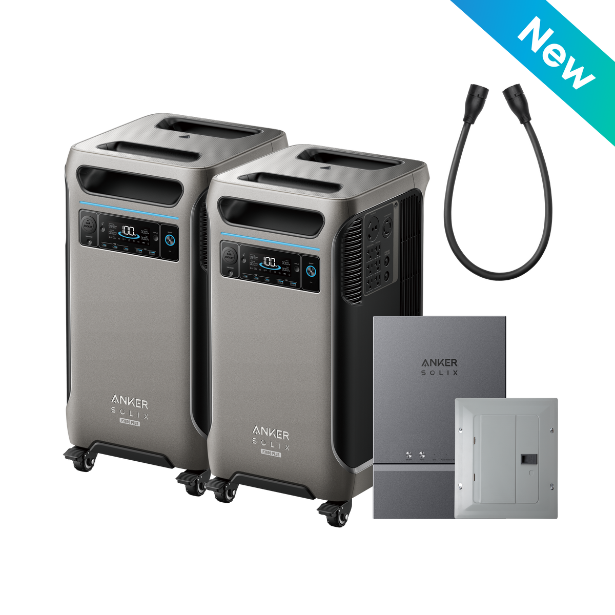 2× Anker SOLIX F3800 + Smart Home Power Kit