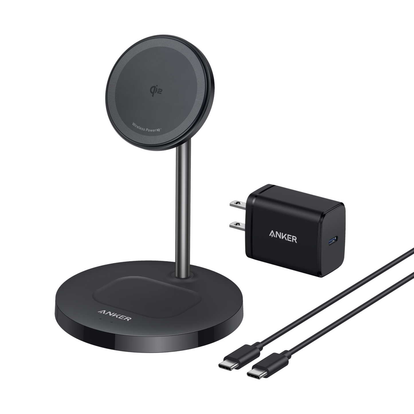 Anker MagGo Wireless Charger (2-in-1 Stand) with 40W Adapter