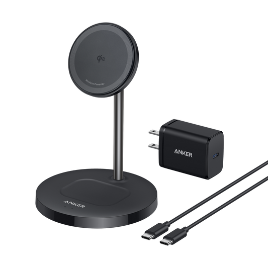 Anker MagGo Wireless Charger (2-in-1 Stand) with 40W Adapter