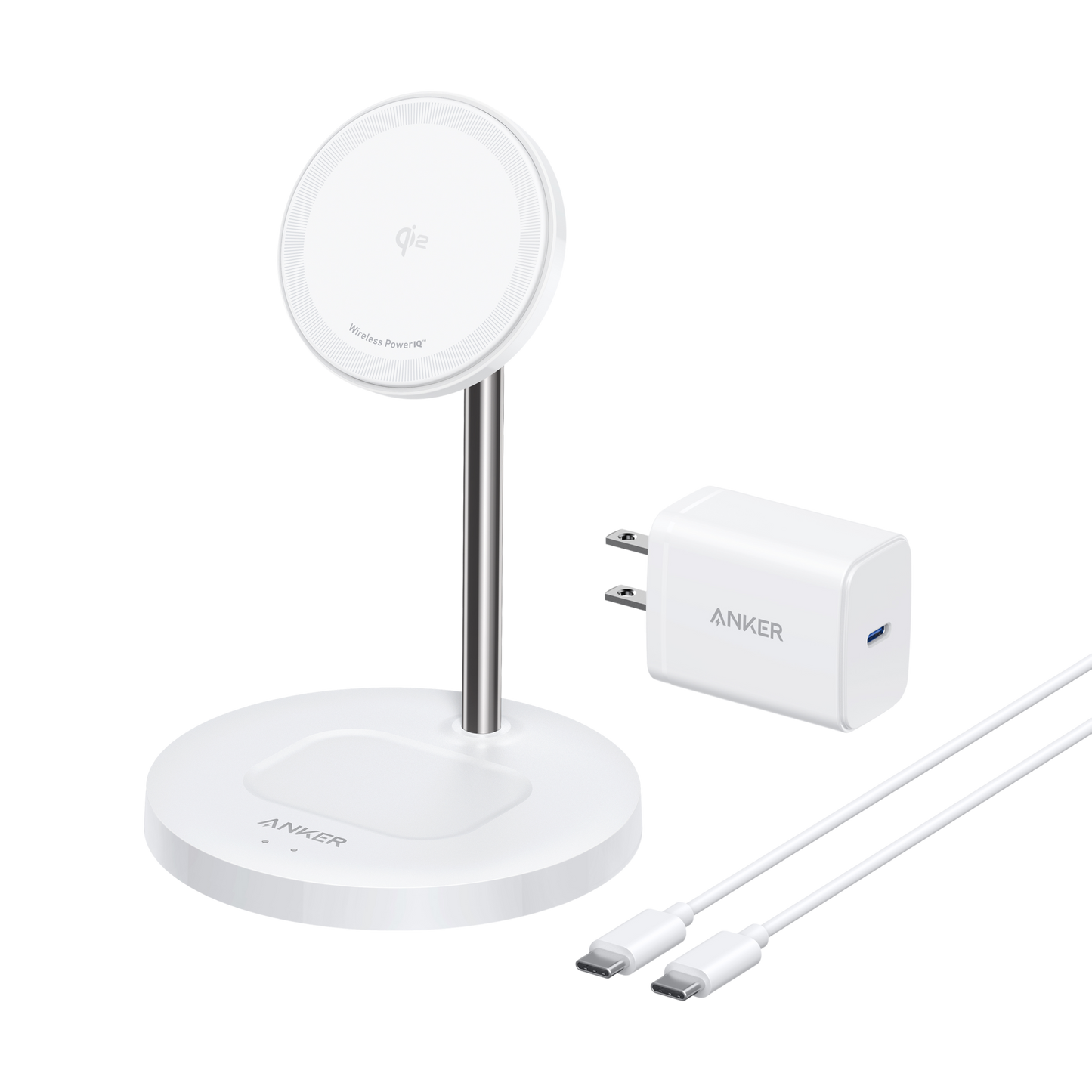 Anker MagGo Wireless Charger (2-in-1 Stand) with 40W Adapter