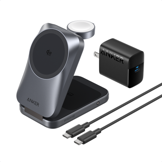 Anker Prime Wireless Charging Station (3-in-1, MagGo, AirCool, Foldable)