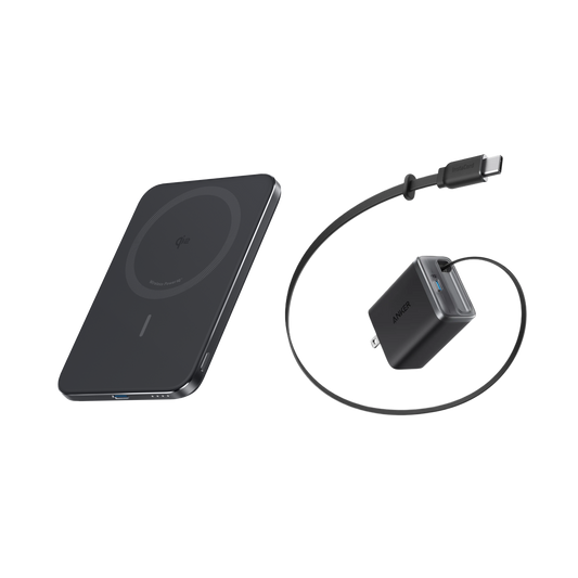 Anker Nano 5000mAh Power Bank + 35W USB-C Charger for day trip