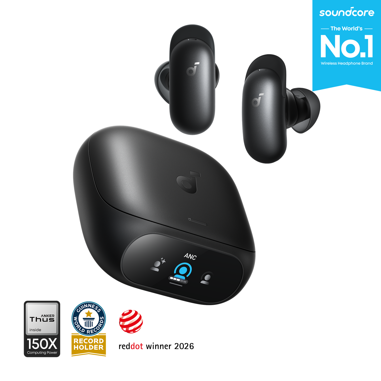 soundcore Liberty 5 Pro | Écouteurs sans fil ANC Appels clairs