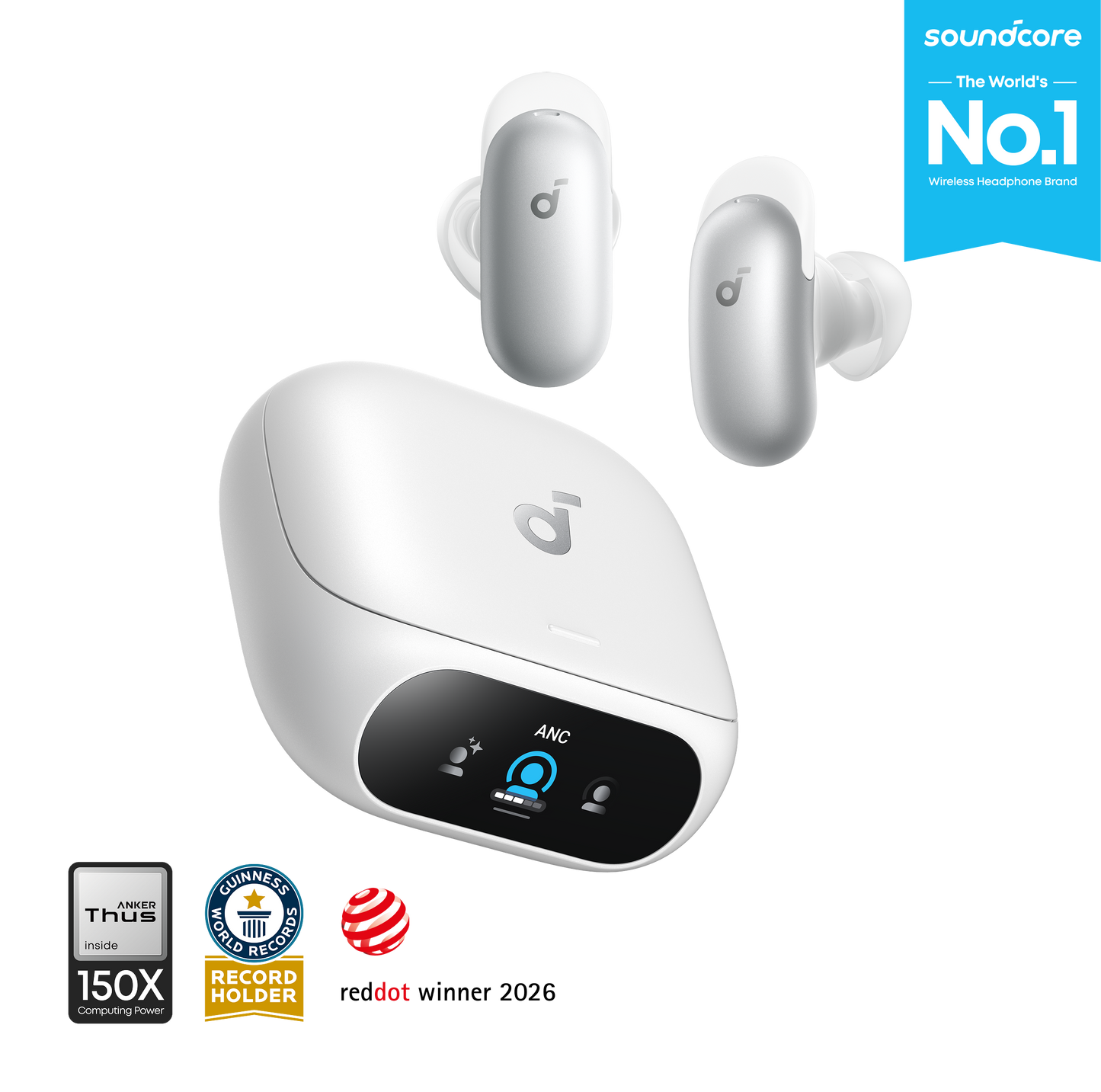 soundcore Liberty 5 Pro | Écouteurs sans fil ANC Appels clairs