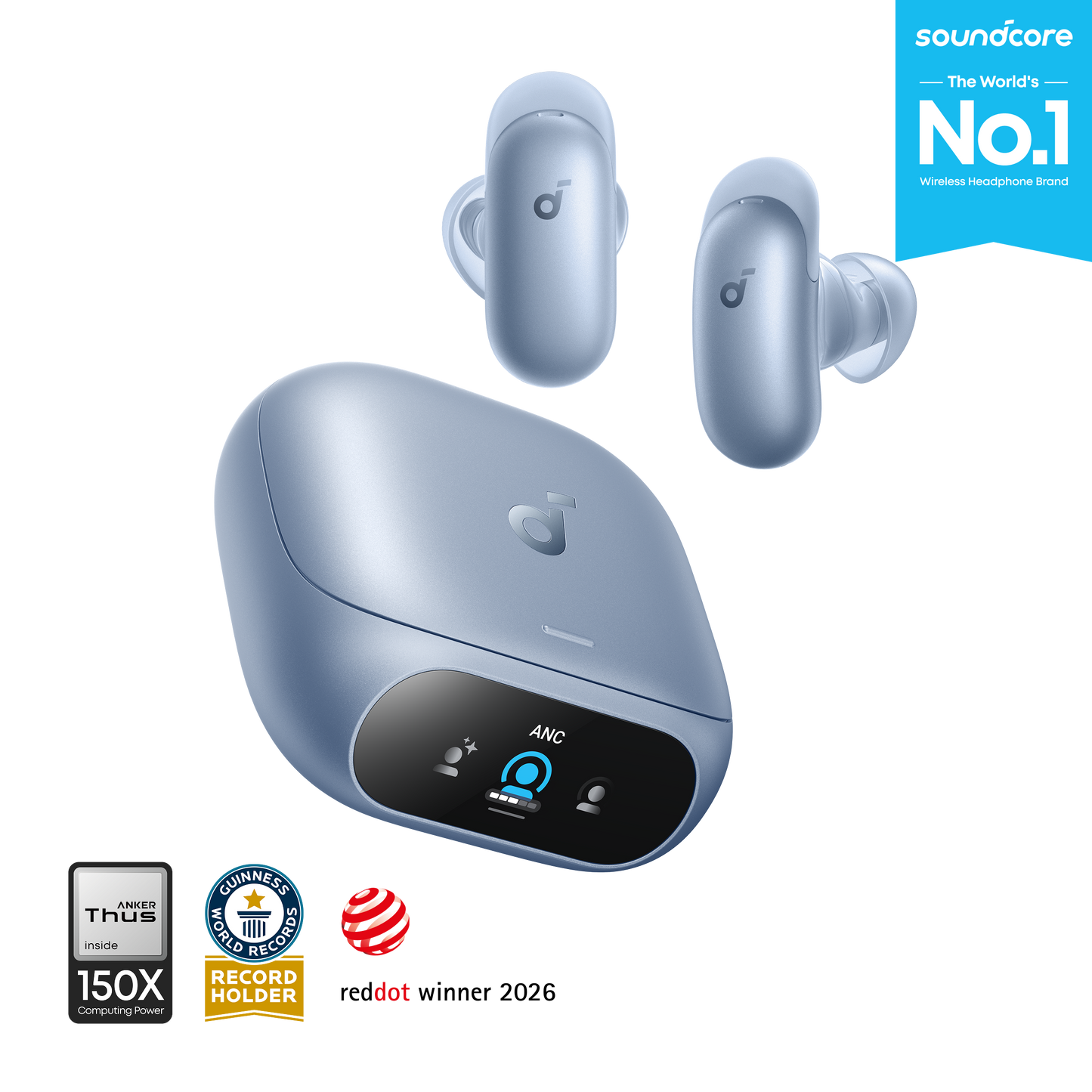 soundcore Liberty 5 Pro | Écouteurs sans fil ANC Appels clairs