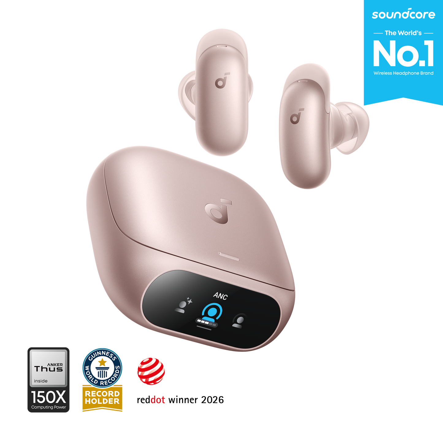 soundcore Liberty 5 Pro | Écouteurs sans fil ANC Appels clairs