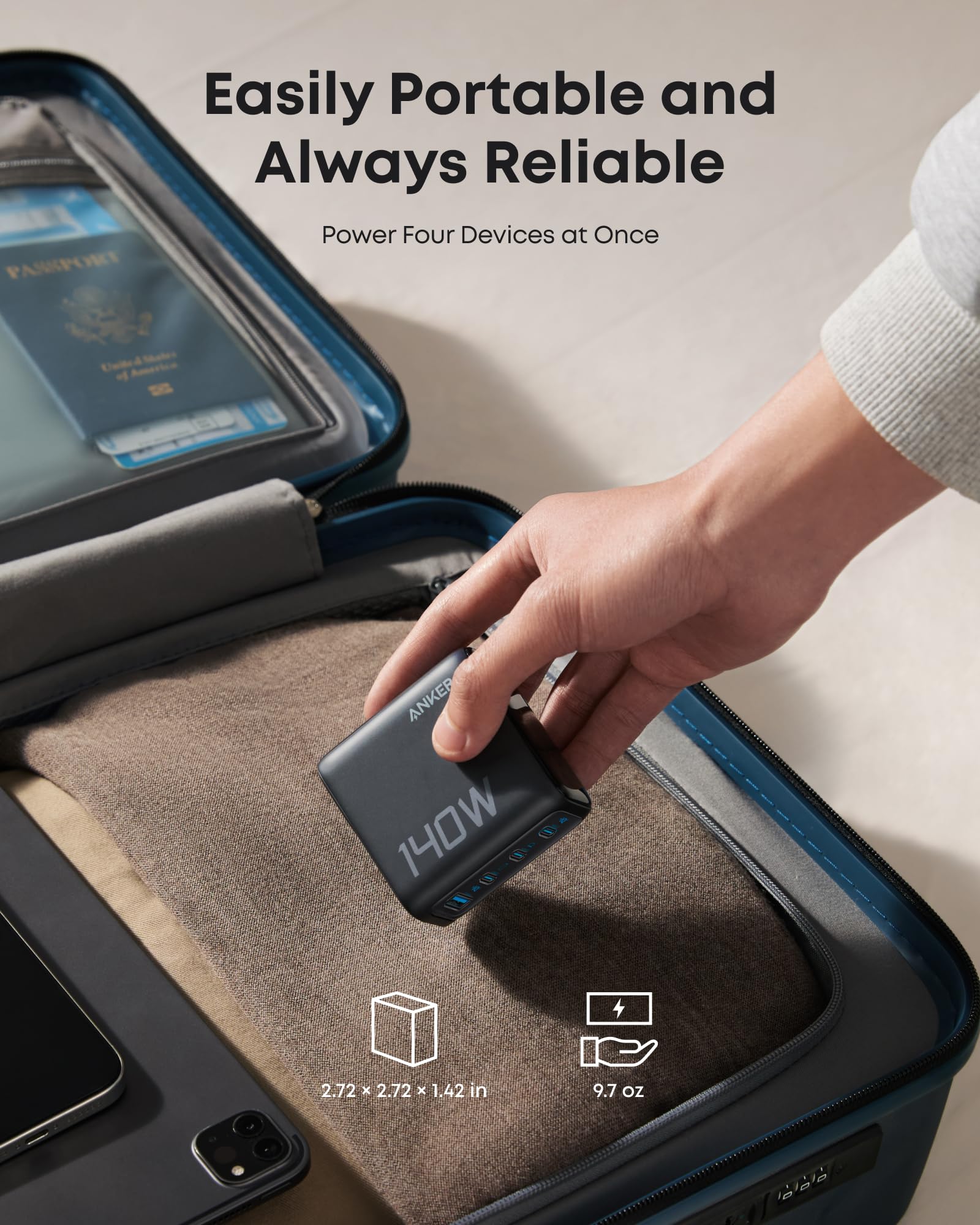 Anker Portable Laptop Charger for Travel