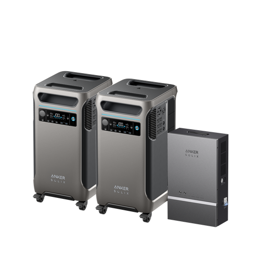 2× Anker SOLIX F3800 (7.68kWh | 12kW) + Smart Home Power Kit
