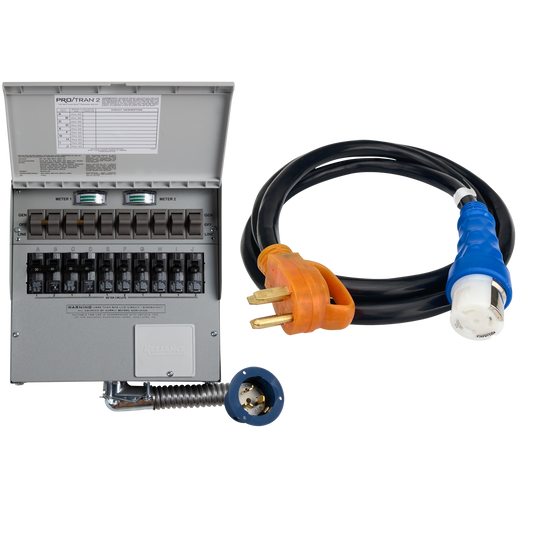 Home Backup Kit (120V/240V, 50 Amp, 10-Circuit Transfer Switch + Cable, For F3800)（offer）