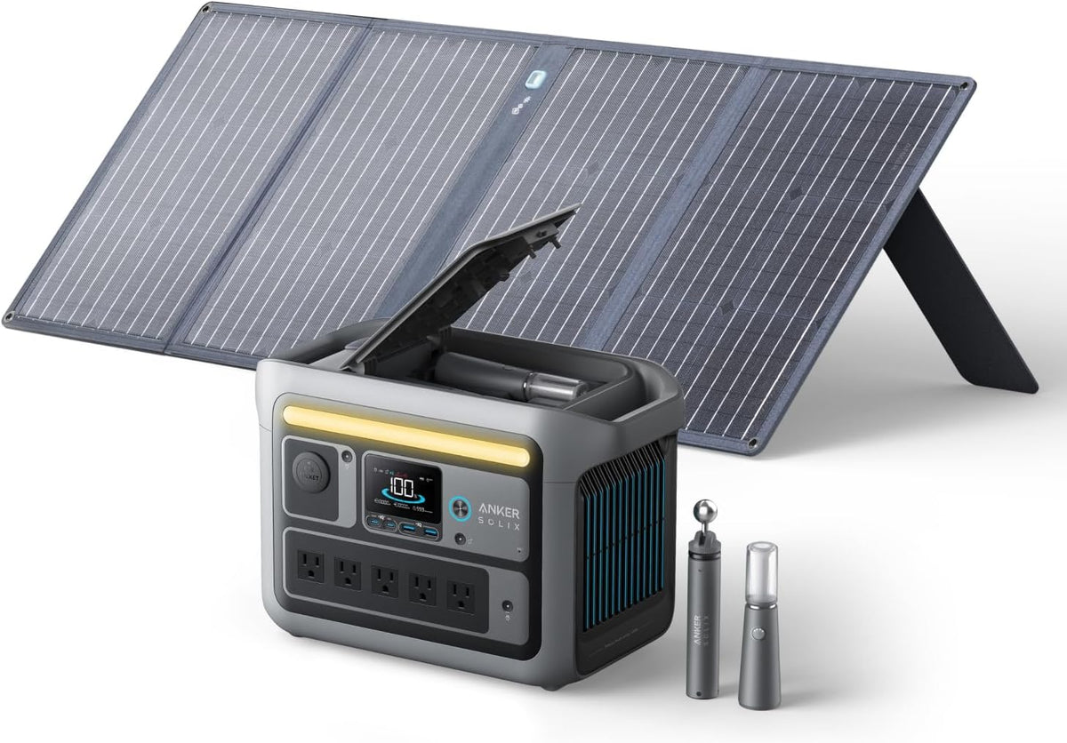 Anker SOLIX &lt;b&gt;C800 Plus&lt;/b&gt; Solar Generator + 100W Solar Panel